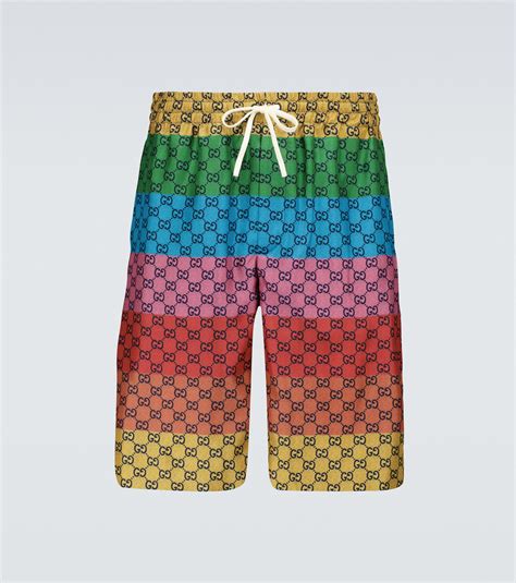 gucci monogram shorts.